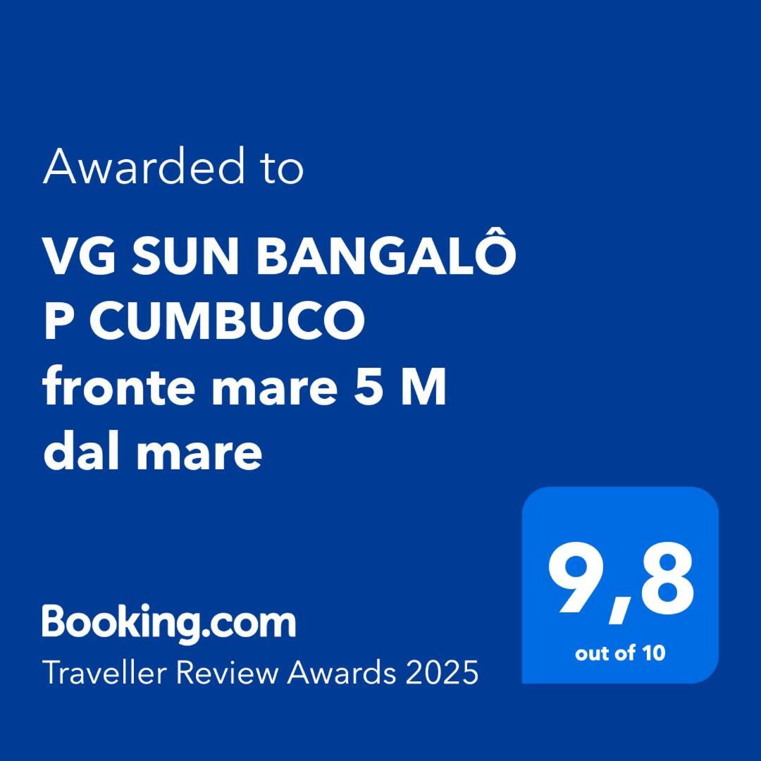 Vg Sun Bangalo P Cumbuco Fronte Mare 5 M Dal Mare Apartman Kültér fotó